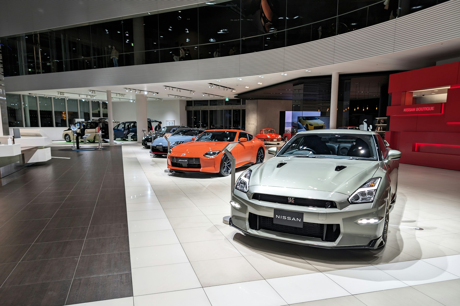 car showroom